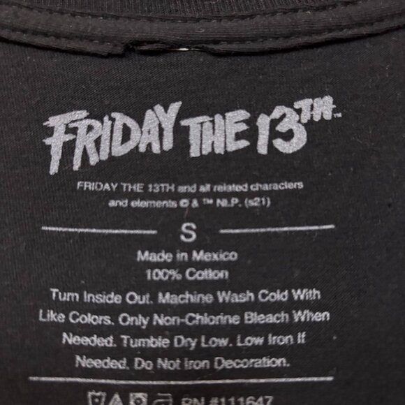 Friday the 13th Jason Vorhees Camp Crystal Lake No Place To Hide Horror Tshirt S - Picture 4 of 4